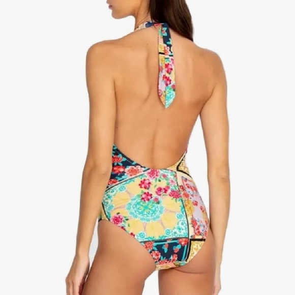 JOHNNY WAS Japer Plunge One Piece - Picture 4 of 13